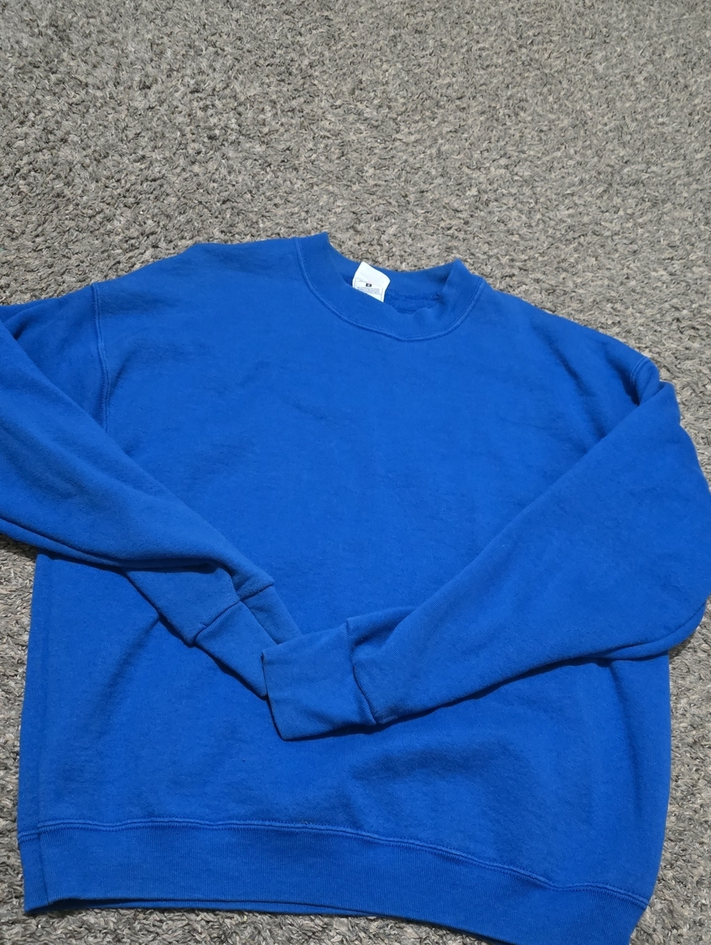 Fruit of the Loom Men's Royal Blue Crewneck Sweatshirt